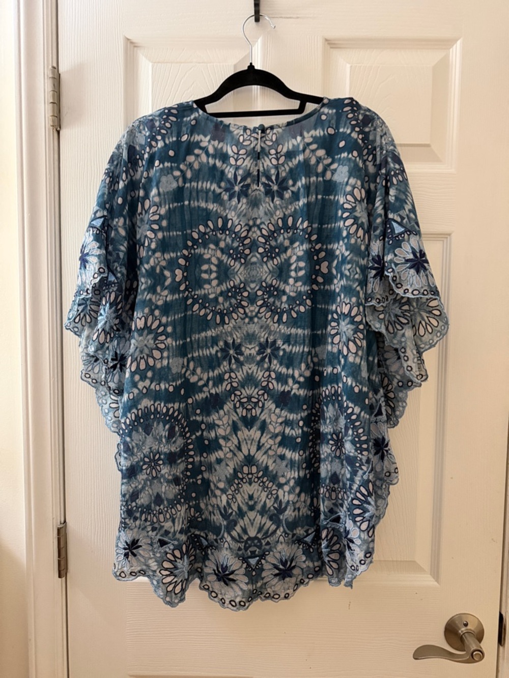 Soft Surroundings eyelet tie-dye blouse tank combo sz S/M - Picture 9 of 10